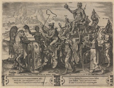 The Triumph of Riches, 1564 by Dirk Volkertsz. Coornhert