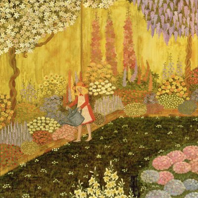 Girl in the Garden by Ditz
