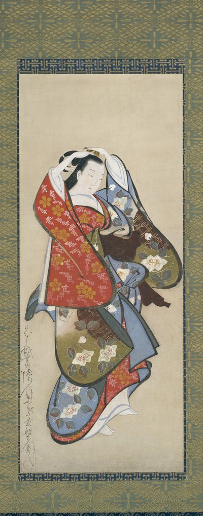 Beautiful Woman, 18th century by Dohan Kaigetsudo