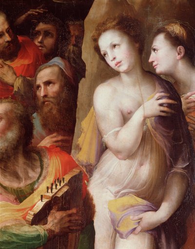 Descent of Christ into Limbo (detail) by Domenico Beccafumi