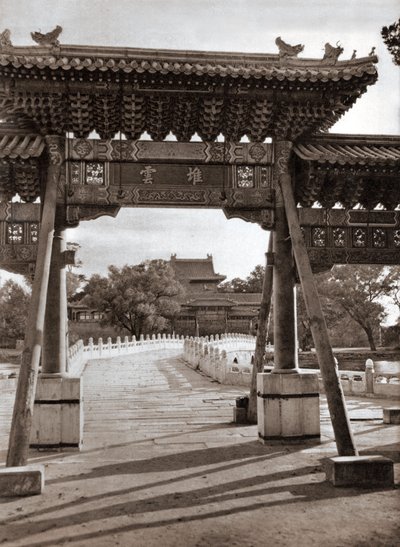 Beihai Park in Beijing by Donald Mennie