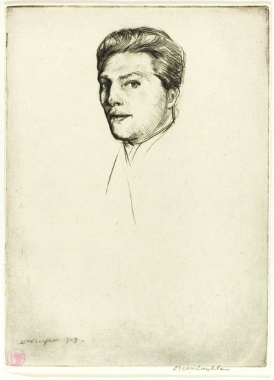 Drypoint Number Five: Portrait by Donald Shaw MacLaughlan