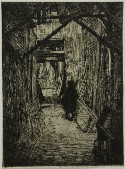 Passageway, Rouen by Donald Shaw MacLaughlan