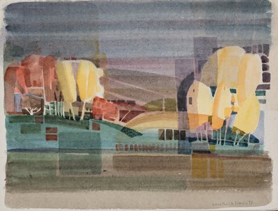 Abstract Landscape by Donatella Merlo