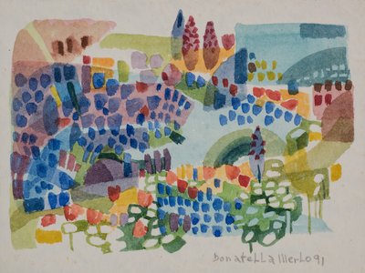 Field of Flowers by Donatella Merlo