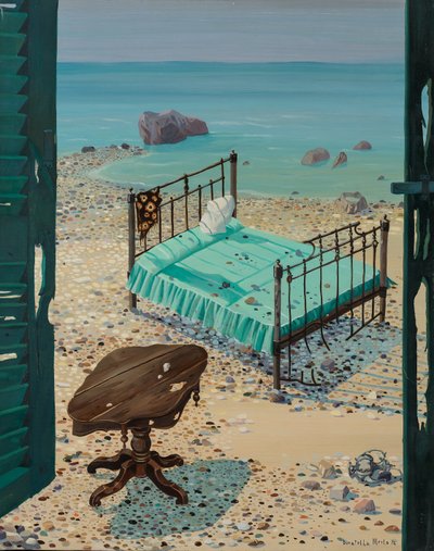 The bed on the beach by Donatella Merlo