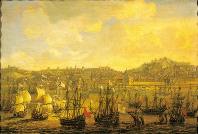 View of city of Lisbon by Dutch School