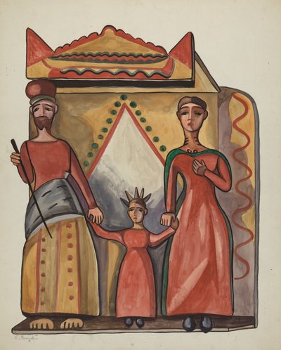 Bulto - Holy Family by E. Boyd