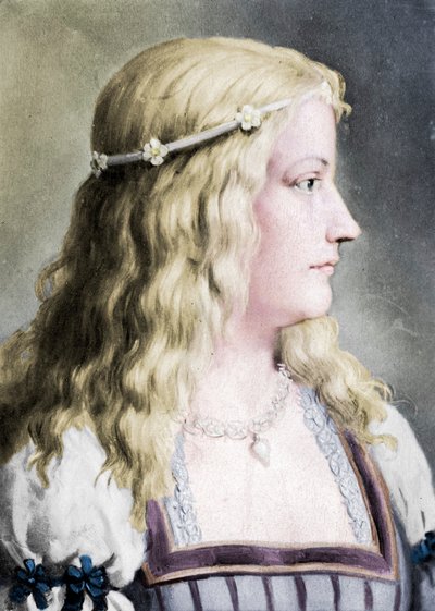 Lucrezia Borgia 1480-1519, c. 18th century by E Hader