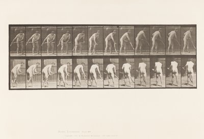 Farmer, Mowing Grass by Eadweard Muybridge