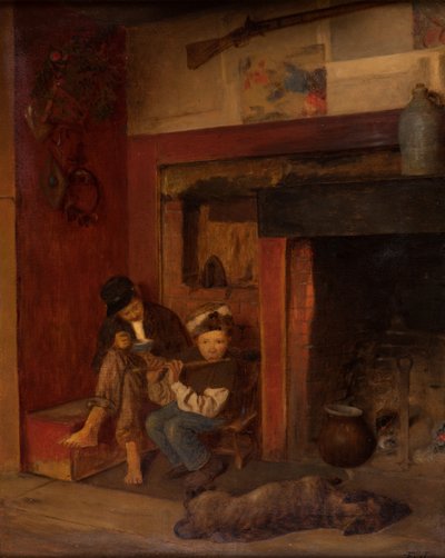 The Fifer and His Friend by Eastman Johnson