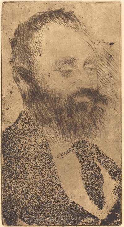 Alphonse Hirsch by Edgar Degas