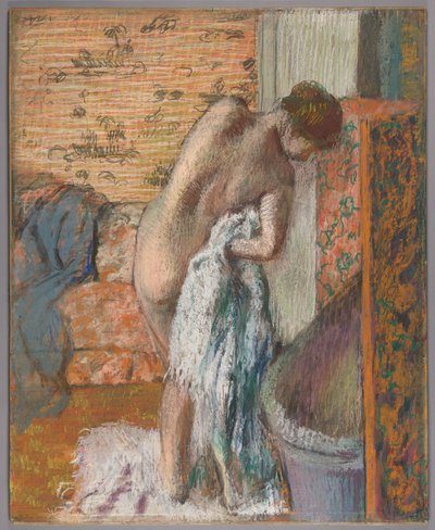 After the Bath (Woman Drying Herself) by Edgar Degas