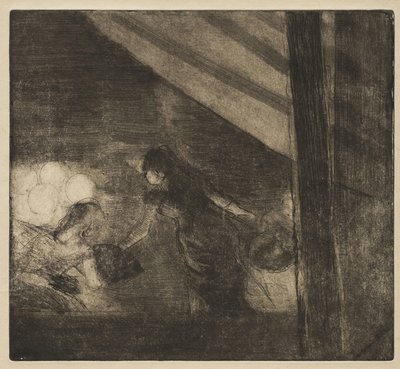 At the Café des Ambassadeurs by Edgar Degas
