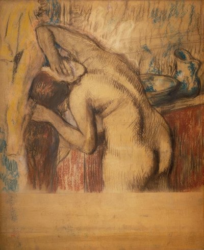 Woman at Her Toilette by Edgar Degas