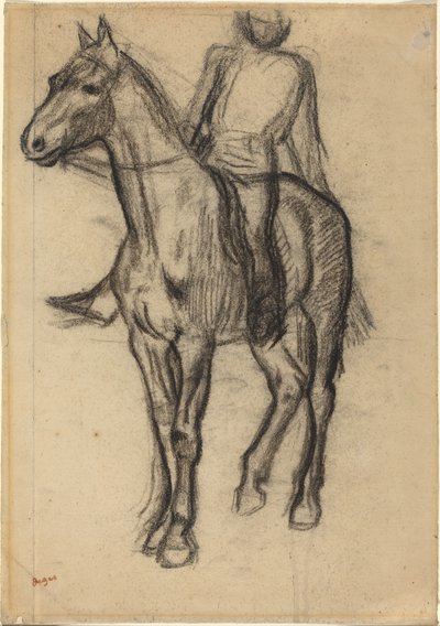 Horse and Rider by Edgar Degas