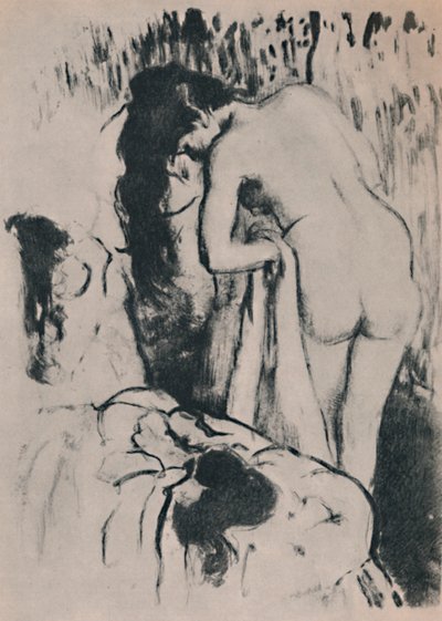 Nude Woman Dressing, c. 1890, 1946 by Edgar Degas