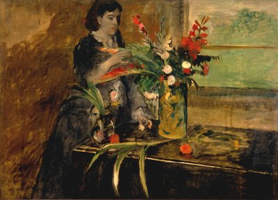 Portrait of Estelle Musson Degas by Edgar Degas