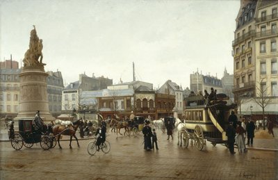 Place Clichy by Edmond Jean