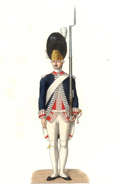 Soldier of the French Guards by Edmond Lechevallier Chevignard