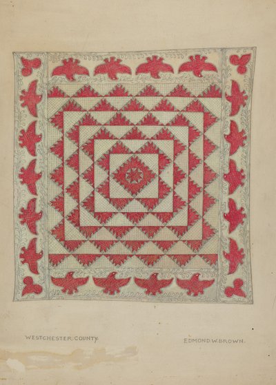 Patchwork Quilt by Edmond W. Brown