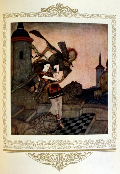 The Captive Princess, Serbia by Edmund Dulac
