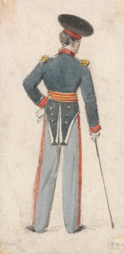 Back View of a Soldier by Edmund Thomas Parris