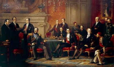 The Congress of Paris by Edouard Louis Dubufe