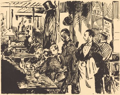 At the Café by Édouard Manet