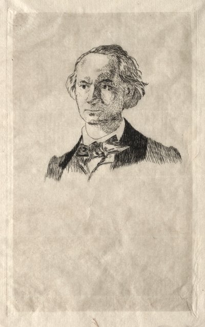 Charles Baudelaire, 1865 by Édouard Manet