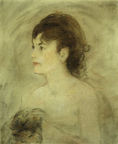 Young Woman with Low Neckline by Édouard Manet