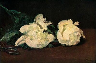 White Peonies, 1864 by Édouard Manet