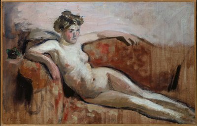 Reclining Nude by Edouard Vuillard