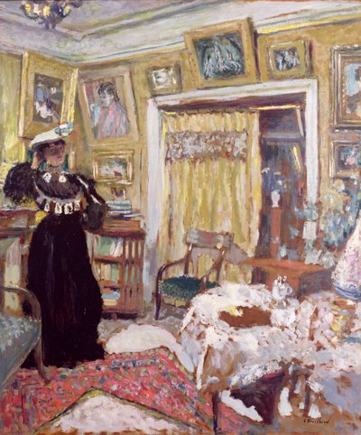 The Hessel Salon, Rue de Rivoli, 1901 by Edouard Vuillard