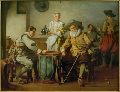 Card Players by Eduard Charlemont