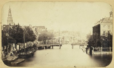 View of the Zwanenburgwal in Amsterdam by Eduard Isaac Asser