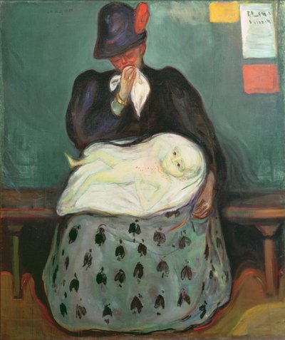 Death in the Sick-Room by Edvard Munch Reproduction For Sale