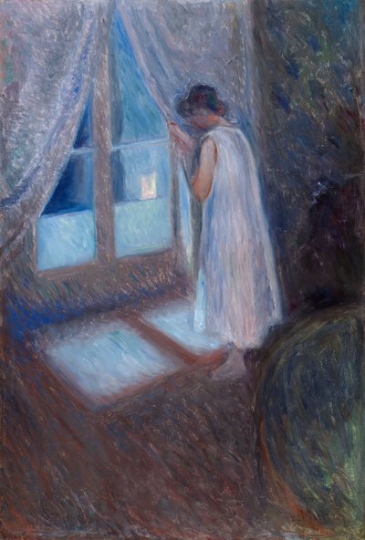 The Girl by the Window by Edvard Munch