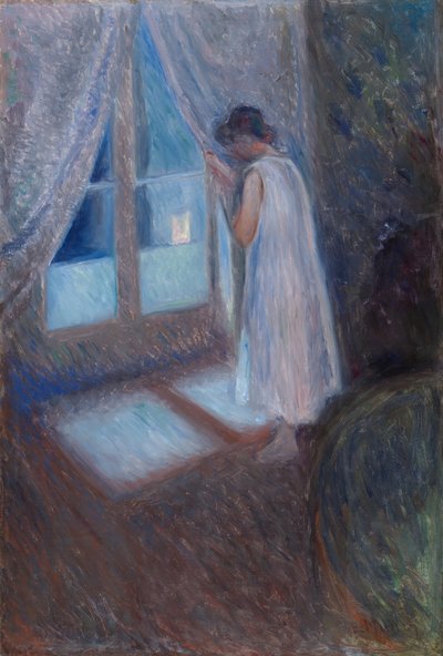 The Girl by the Window by Edvard Munch