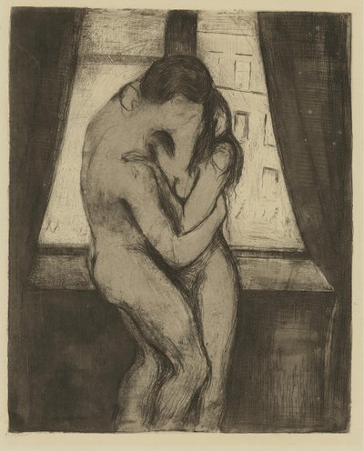 The Kiss by Edvard Munch