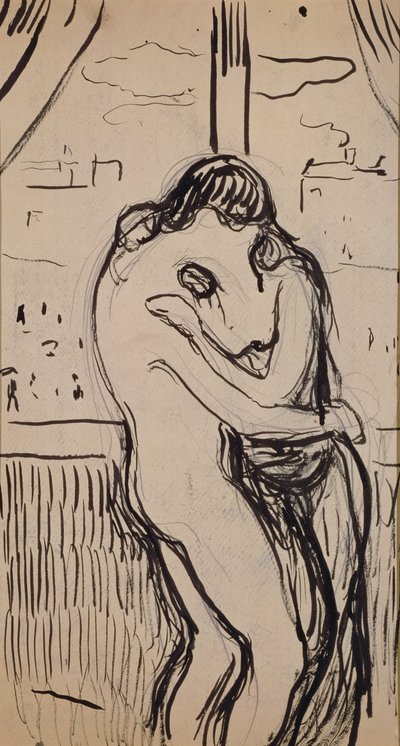 The kiss by Edvard Munch