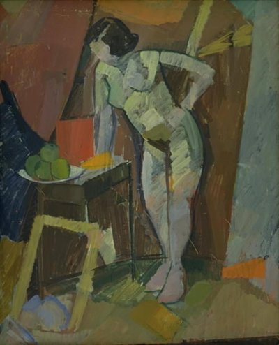 Standing Female Nude by Edvard Weie