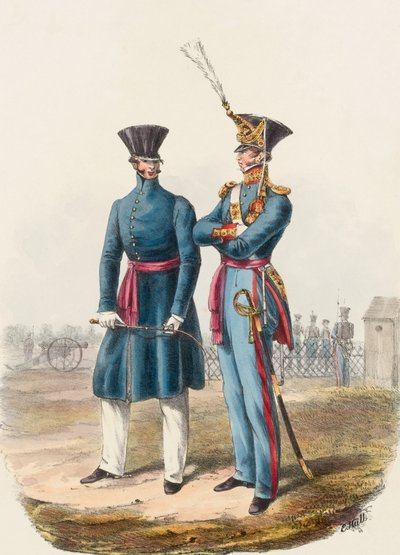 Royal Artillery Officers by Edward (after) Hull