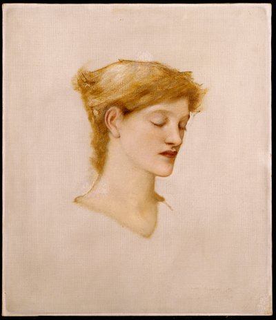 The Head of a Woman by Edward Burne Jones