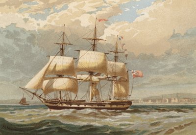 Outward Bound, In the Thames off Gravesend by Edward Duncan