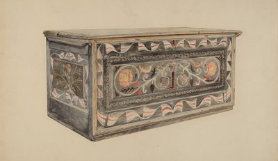 Painted Guilford Chest by Edward F. Engel