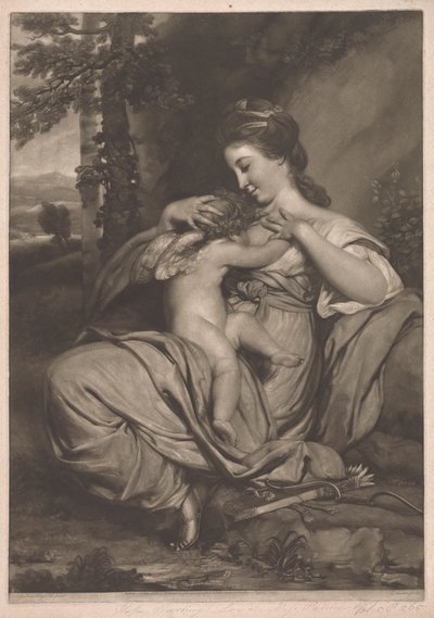 Miss Morris, as Hope Nursing Cupid by Edward Fisher