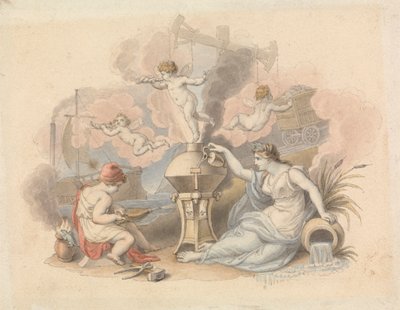 Allegory of Steam by Edward Francis Burney