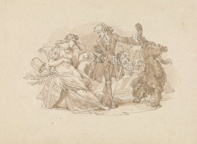 Theatrical Scene by Edward Francis Burney