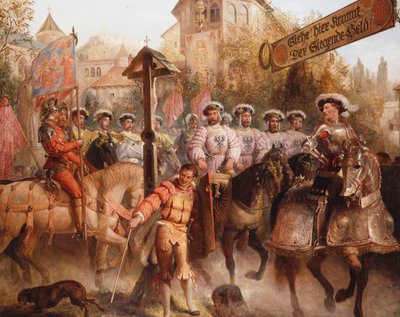 The Procession, 1893 by Edward Henry Corbould